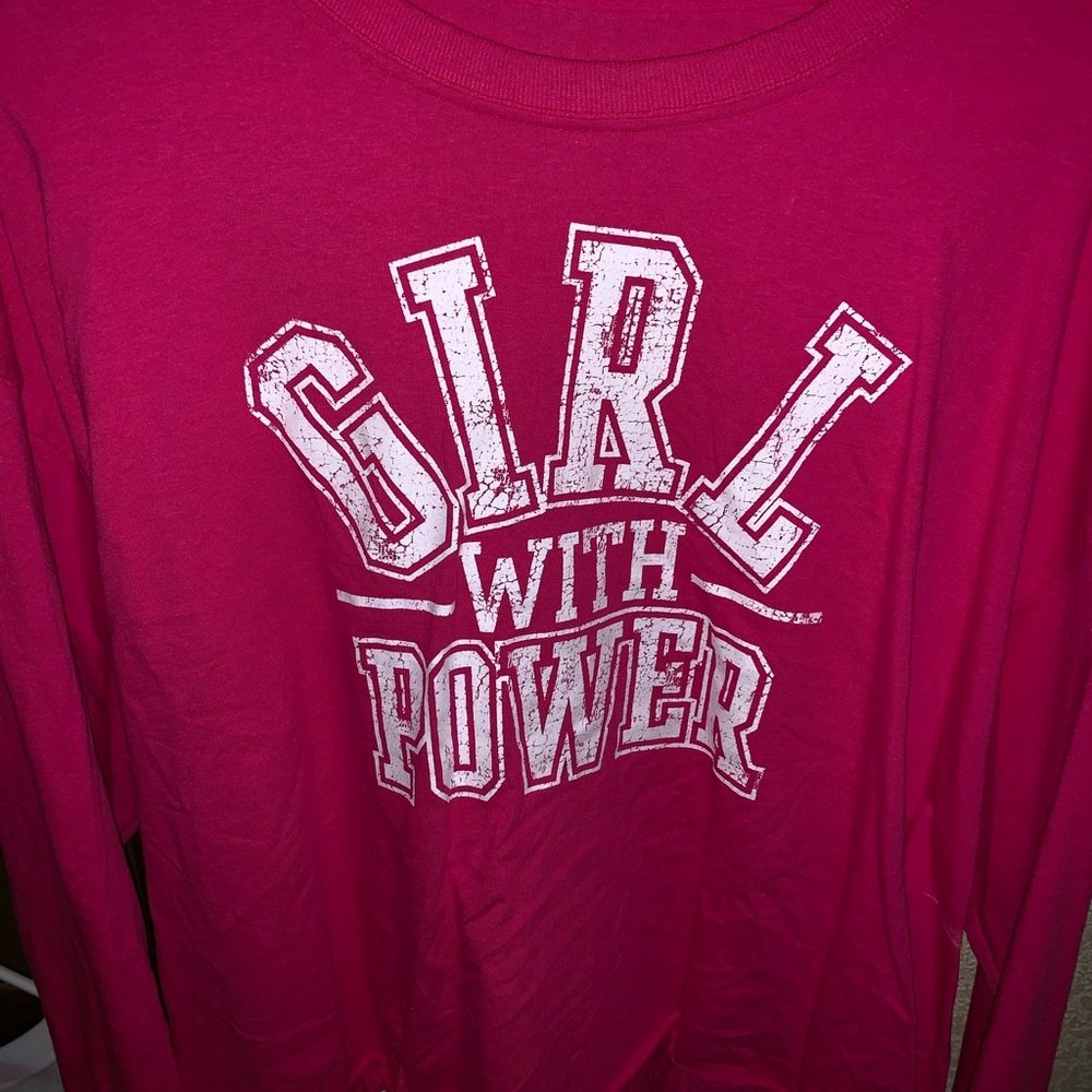 “Girl with Power” Modern Lux long sleeve T-shirt